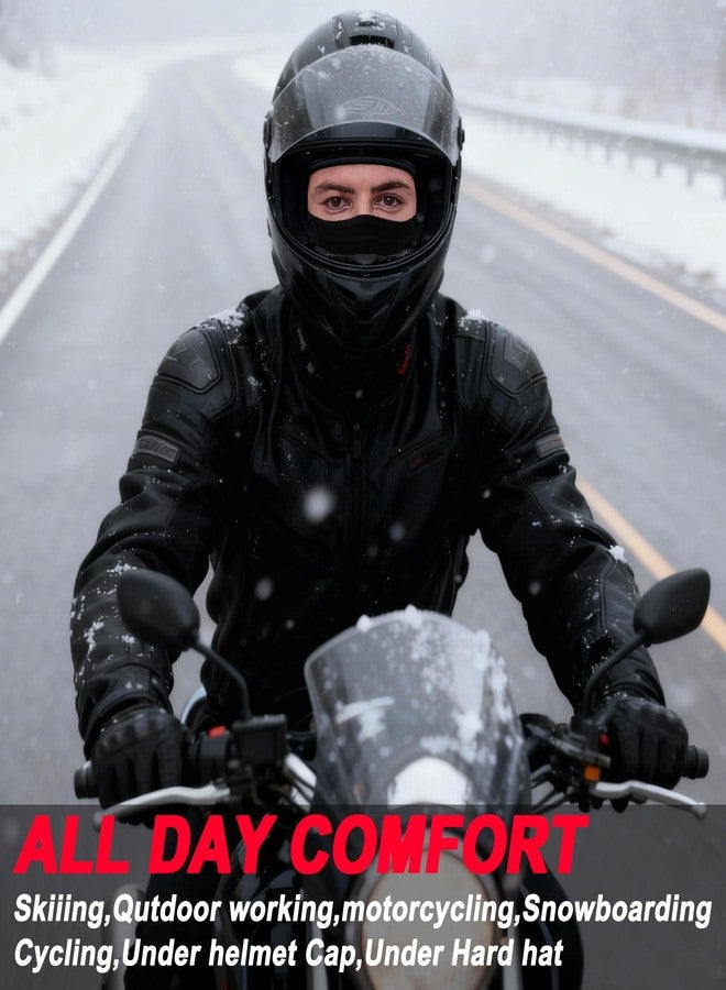 Omenex Balaclavas Ski Mask,Breathable Windproof Soft Lined Under Helmet Fleece Thermal Stretch Balaclavas Face Mask for Ski,Motorcycle,Cycling,Bike,Hiking,Jogging for Cold Windy Weather Winter - Image 4